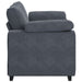 Loveseat bank 160x77x82 cm fluweel donkergrijs