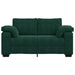 Loveseat Sofa Donkergroen 160x77x82 cm Fluweel