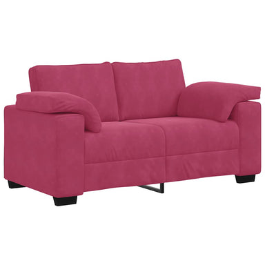 Loveseat Sofa Wijnrood 160x77x82 cm Fluweel