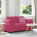 Loveseat Sofa Wijnrood 160x77x82 cm Fluweel