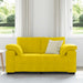 Loveseat Sofa Geel 160x77x82 cm Fluweel