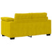 Loveseat Sofa Geel 160x77x82 cm Fluweel