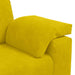 Loveseat Sofa Geel 160x77x82 cm Fluweel