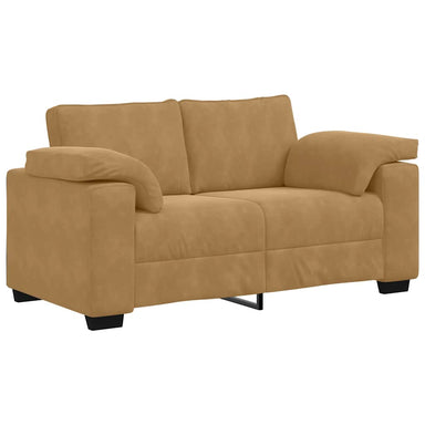 Loveseat Sofa Bruin 160x77x82 cm Fluweel