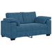 Loveseat Sofa Blauw 160x77x82 cm Fluweel