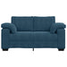Loveseat Sofa Blauw 160x77x82 cm Fluweel