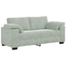 Loveseat bank 180x77x82 cm fluweel lichtgrijs