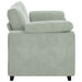 Loveseat bank 180x77x82 cm fluweel lichtgrijs