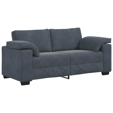 Loveseat bank 180x77x82 cm fluweel donkergrijs