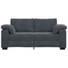Loveseat bank 180x77x82 cm fluweel donkergrijs