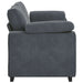 Loveseat bank 180x77x82 cm fluweel donkergrijs