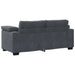 Loveseat bank 180x77x82 cm fluweel donkergrijs