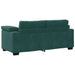 Loveseat Sofa Donkergroen 180x77x82 cm Fluweel