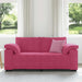 Loveseat Sofa Wijnrood 180x77x82 cm Fluweel