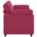 Loveseat Sofa Wijnrood 180x77x82 cm Fluweel