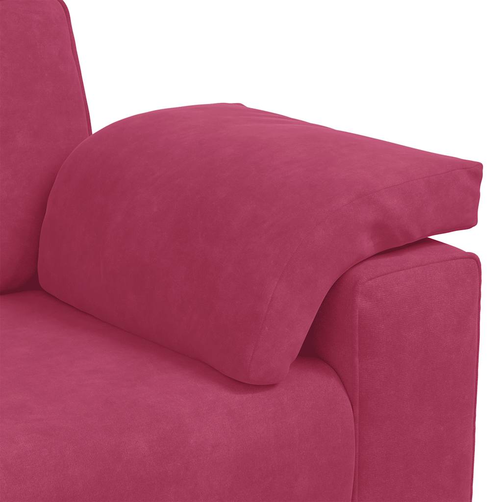 Loveseat Sofa Wijnrood 180x77x82 cm Fluweel