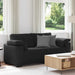 Loveseat bank 180x77x82 cm fluweel zwart