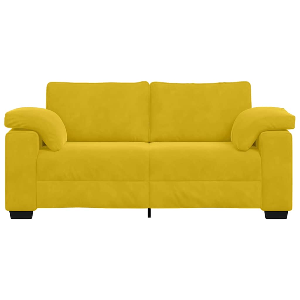 Loveseat Sofa Geel 180x77x82 cm Fluweel