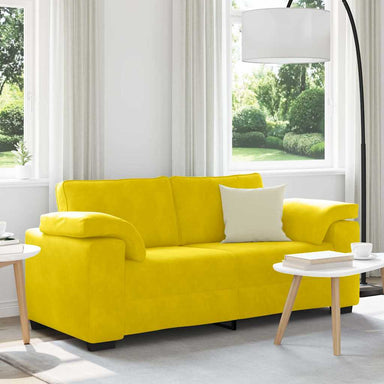 Loveseat Sofa Geel 180x77x82 cm Fluweel