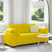 Loveseat Sofa Geel 180x77x82 cm Fluweel