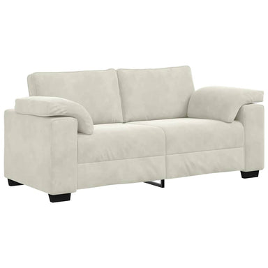 Loveseat Sofa Crème 180x77x82 cm Fluweel