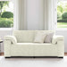 Loveseat Sofa Crème 180x77x82 cm Fluweel