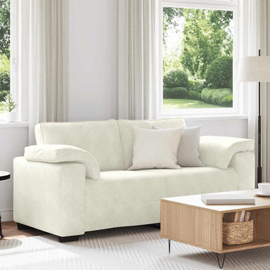 Loveseat Sofa Crème 180x77x82 cm Fluweel