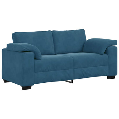 Loveseat Sofa Blauw 180x77x82 cm Fluweel