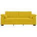 3-zitsbank Geel 220x77x82 cm Fluweel