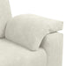 3-zitsbank crème 220x77x82 cm fluweel