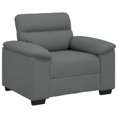 Fauteuil 100x81x84 cm stof donkergrijs