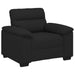 Fauteuil 100x81x84 cm stof zwart