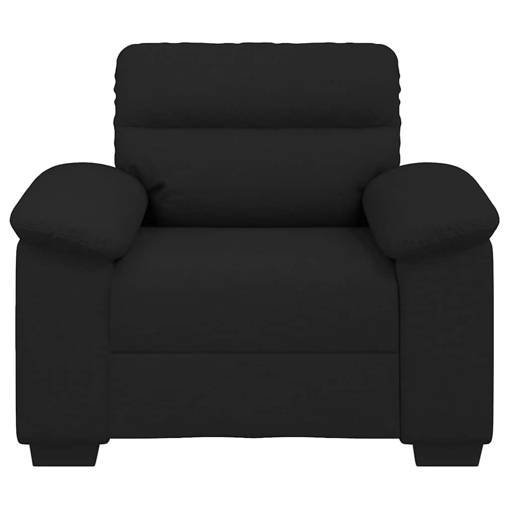 Fauteuil 100x81x84 cm stof zwart