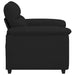 Fauteuil 100x81x84 cm stof zwart