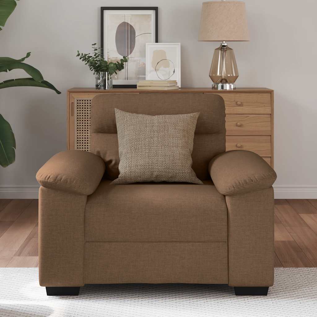 Sofastoel Bruin 100x81x84 cm Stof