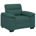 Sofastoel Donkergroen 100x81x84 cm Stof