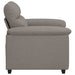Sofastoel Taupe 100x81x84 cm Stof