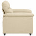 Sofastoel Crème 100x81x84 cm Stof