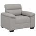 Sofastoel Wolkgrijs 100x81x84 cm Stof