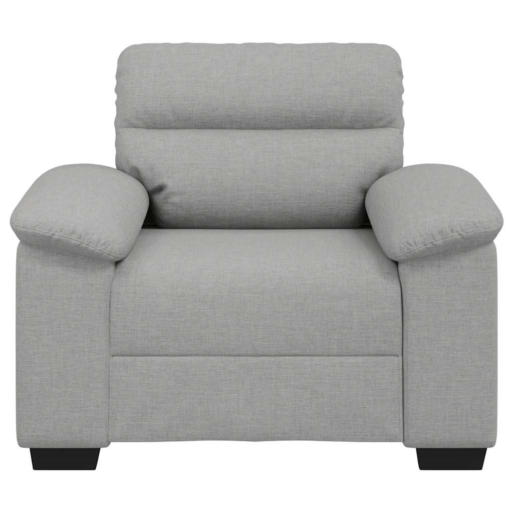 Sofastoel Wolkgrijs 100x81x84 cm Stof