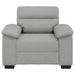 Sofastoel Wolkgrijs 100x81x84 cm Stof