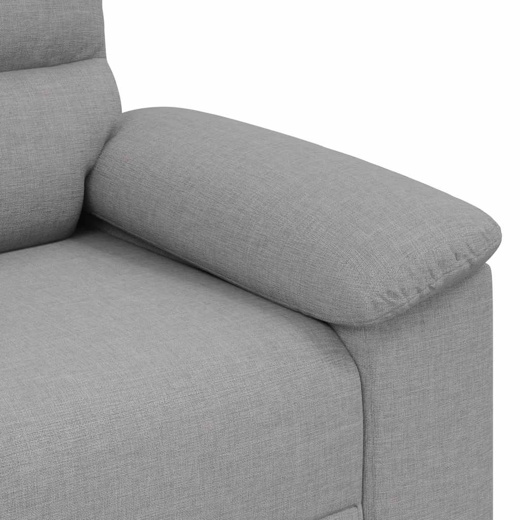 Sofastoel Wolkgrijs 100x81x84 cm Stof