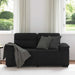 2-zitsbank 160x81x84 cm stof zwart