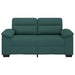2-zitsbank donkergroen 160x81x84 cm stof