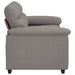 2-zitsbank Taupe 160x81x84 cm Stof