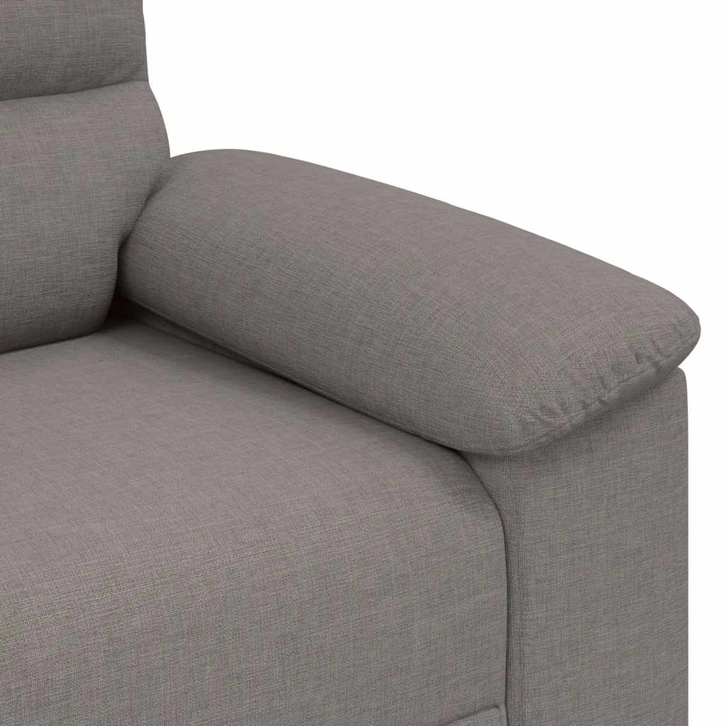 2-zitsbank Taupe 160x81x84 cm Stof