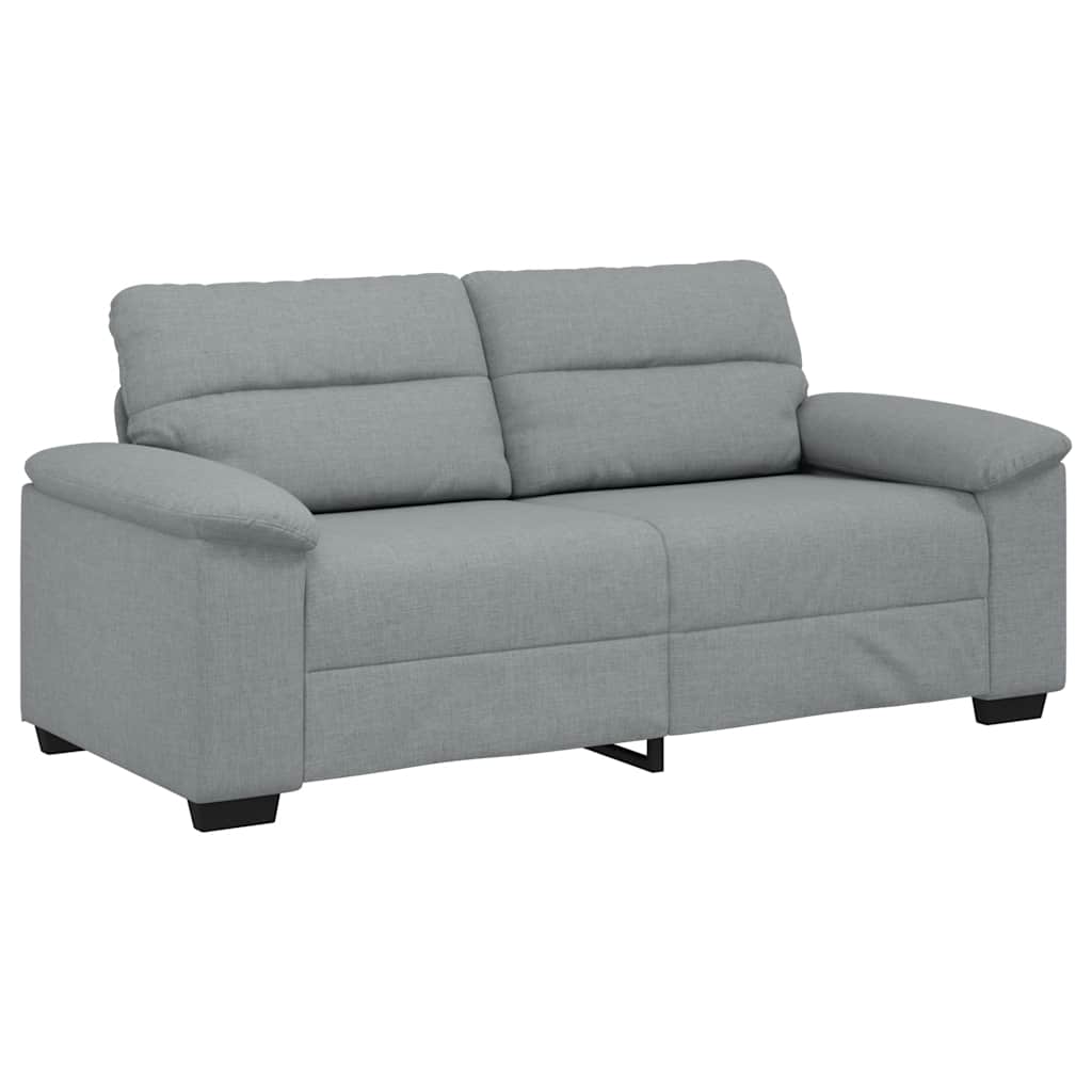 2-zitsbank 180x81x84 cm stof lichtgrijs