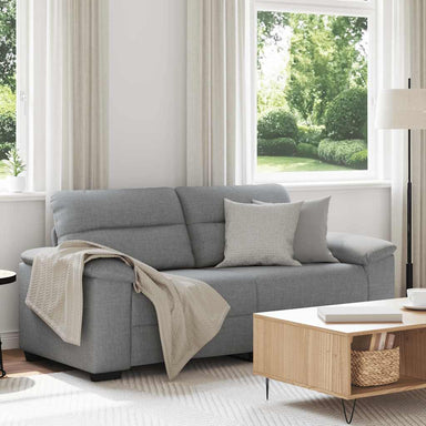2-zitsbank 180x81x84 cm stof lichtgrijs