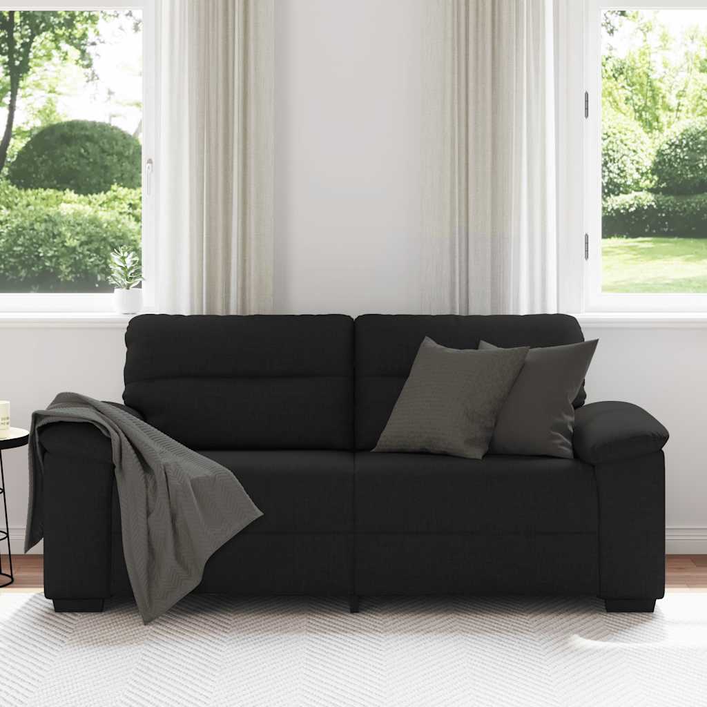 2-zitsbank 180x81x84 cm stof zwart