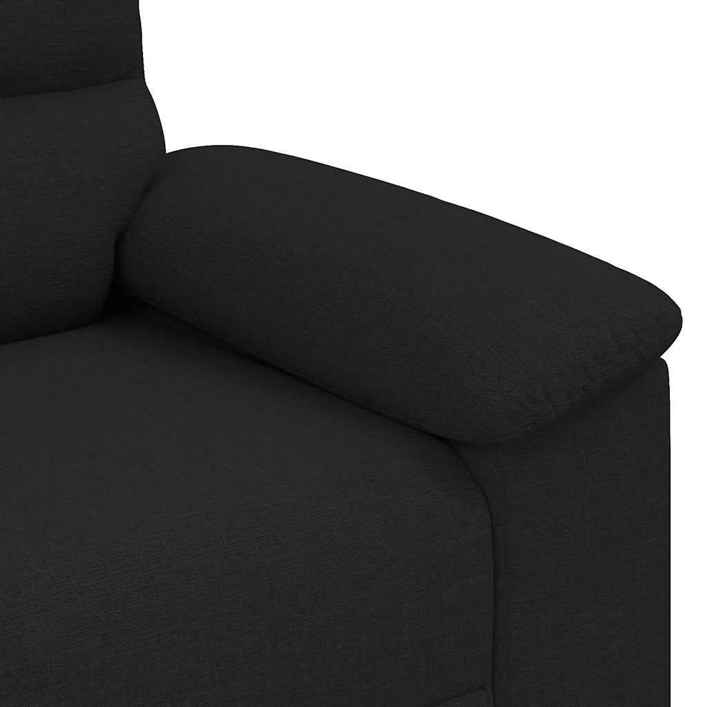 2-zitsbank 180x81x84 cm stof zwart